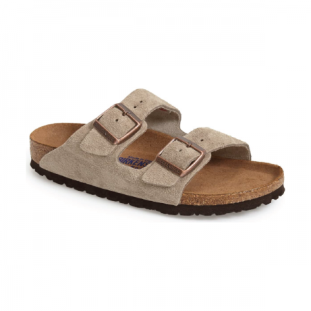 birkenstck soft footbed in taupe