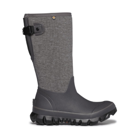 bogs whiteout adjustable calf in gray heather