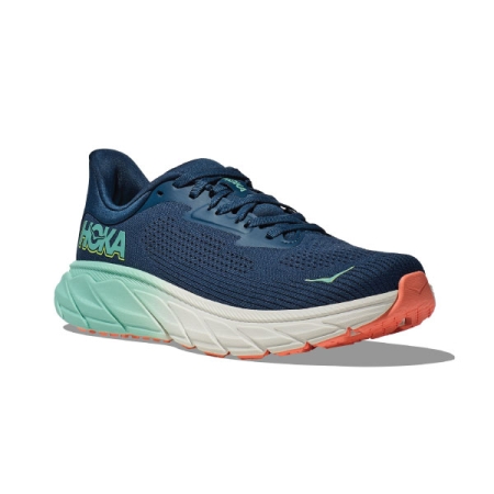 hoka arahi 7 in midnight seafoam