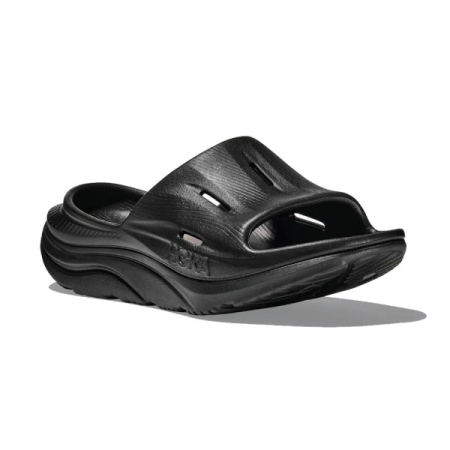 hoka ora recovery slidein black