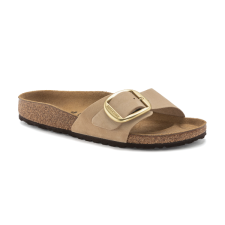 birkenstock madrid big buckle in sandcastle