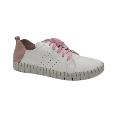 fabiolas perf tie in white pink