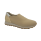 Lince fabric flat sole in beige