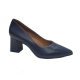 wirth pump chunky heel in navy