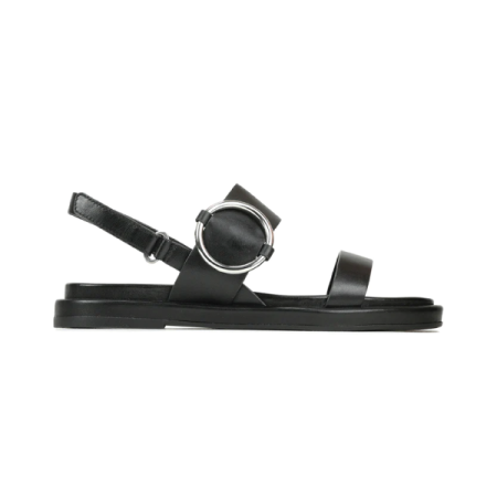 eos ringlet sandal in black