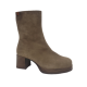 valeria's botin in taupe suede