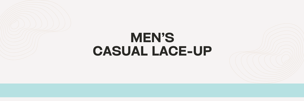 men's casual lace up