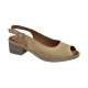eric nurnberg open toe sling back in tan