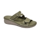 eric nurnberg adjustable sandal in olive