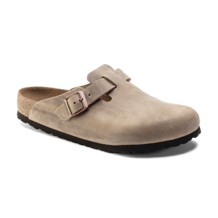 birkenstock boston in tobacco