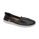 eric nurtnberg elastic loafer in black