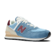 new balance 574 in shoreline blue
