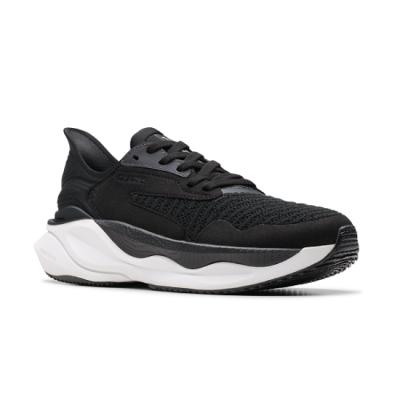 clarks pace blk white