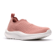 clarks solevana knit in dusty pink